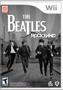 Carátula de la versión para la consola Wii de Nintendo del juego The Beatles Rockband